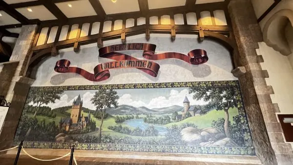 mural in germany pavilion - Epcot