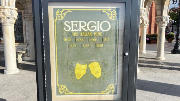 sergio - italian mime - epcot italy pavilion