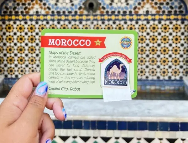 kidcot fun stop - Morocco - epcot