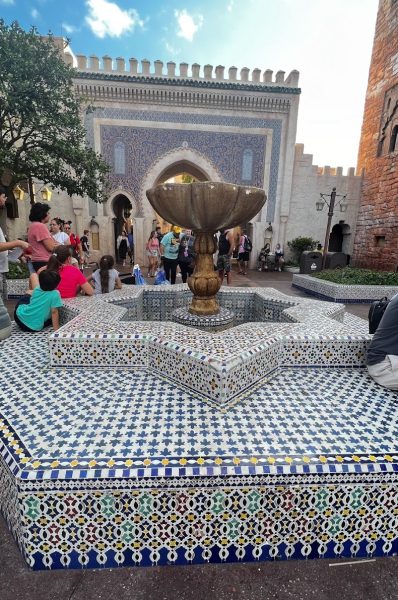 Morocco fountain picture spot - epcot