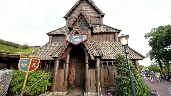 stave church gallery -gods of the vikings - epcot Norway