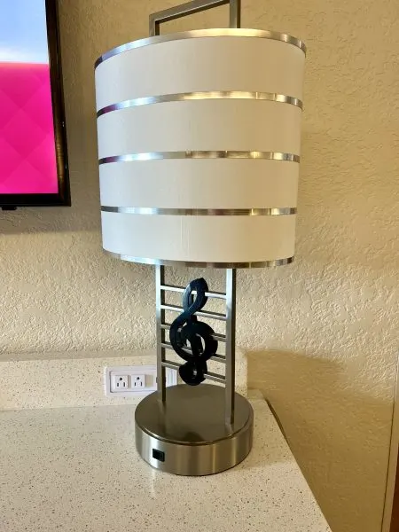 music note on lamp in all-star music family suite
