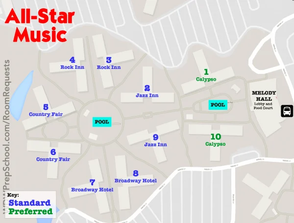 all-star music map walt disney world