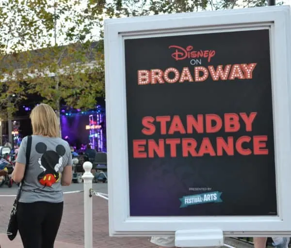 Standby line for Disney on Broadway