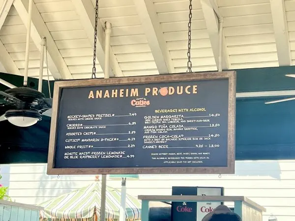 menu at anaheim produce