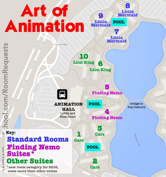 art of animation map walt disney world