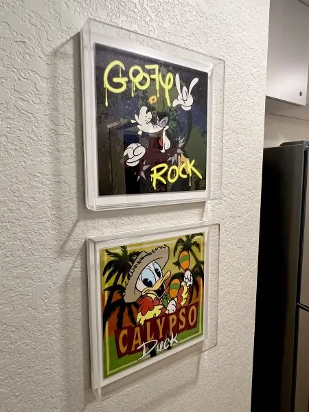 donald and goofy art in all-star music family suite