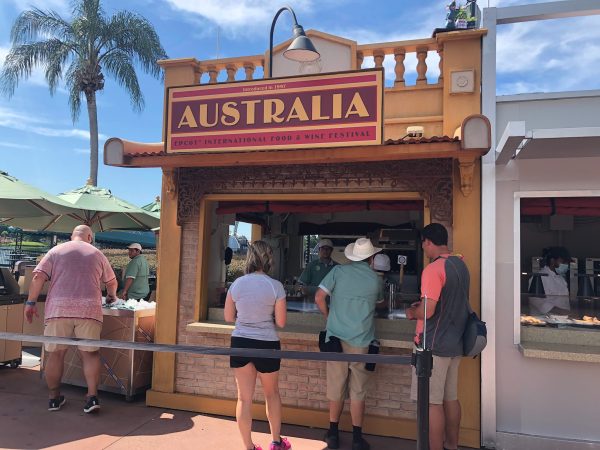 australia booth - epcot food and wine 2022