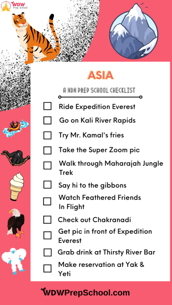 animal kingdom asia checklist