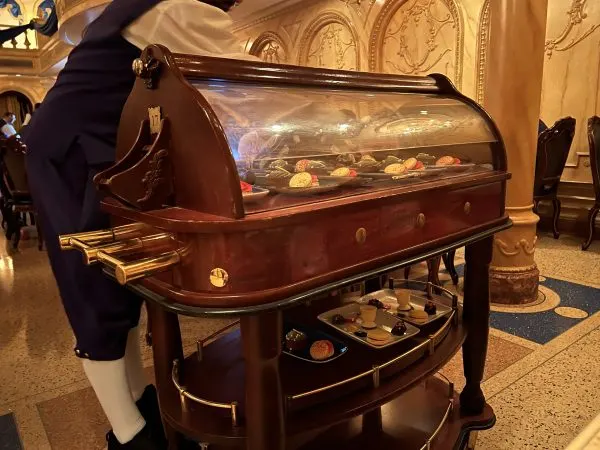 dessert trolley at be our guest