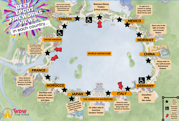 map of best epcot fireworks view
