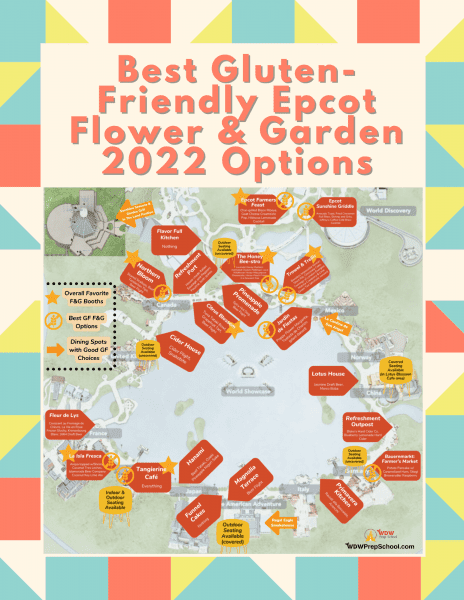 best gluten-friendly epcot flower and garden 2022 options map