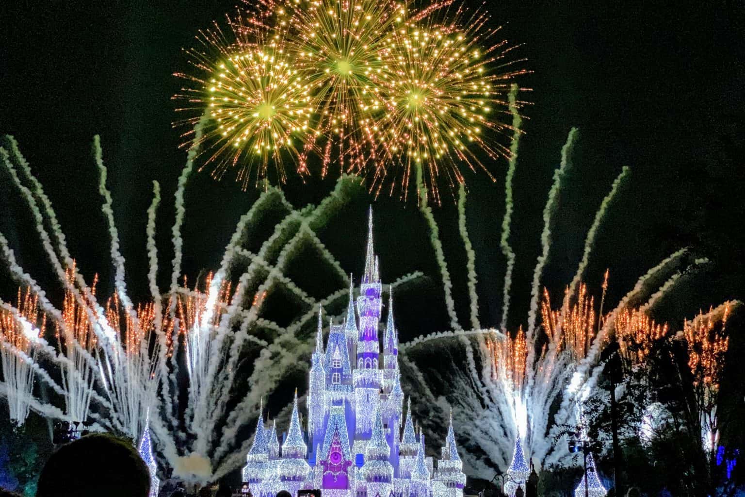 Magic Kingdom Fireworks (w/ map of best views)