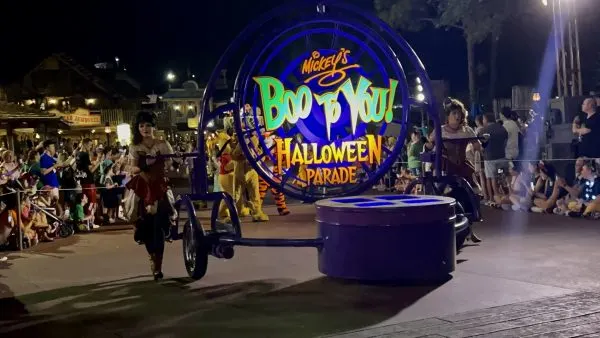 boo to you halloween parade sign at mickey's not so scary halloween party