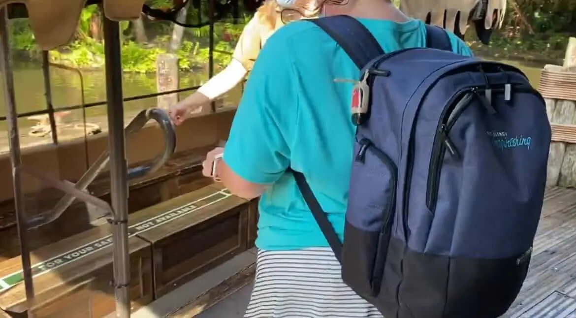 Can you bring bags on rides at Disney World?