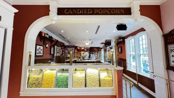 candied popcorn at main street confectionery