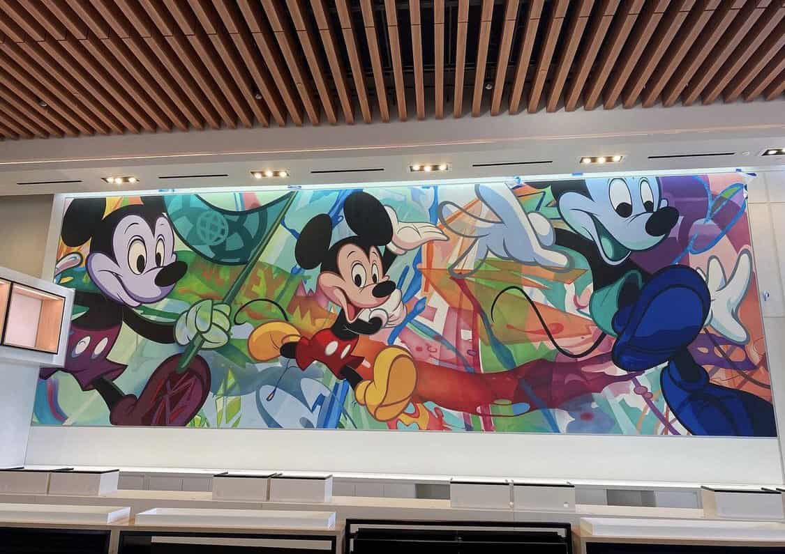 creations shop mickey mouse mural