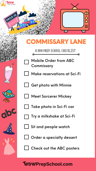 commissary lane checklist
