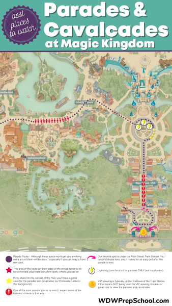 magic kingdom parade route map