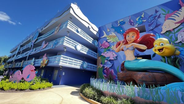 little mermaid building art of animation resort