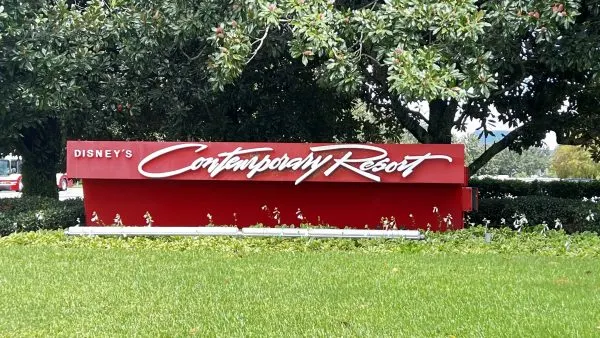 disney's contemporary resort sign