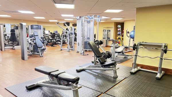 contemporary resort fitness center