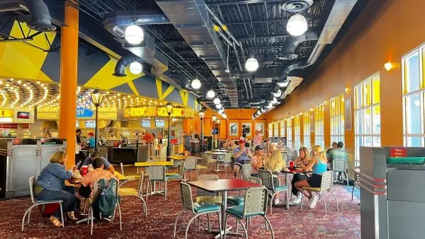 world premiere food court - all star movies