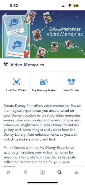 photopass video memories