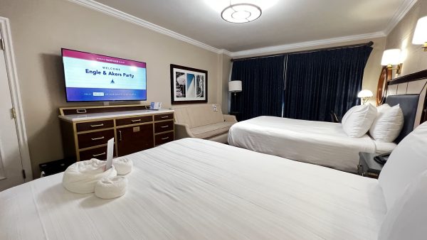 disney's yacht club guest room 2 queen beds