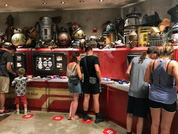 work stations at Droid Depot