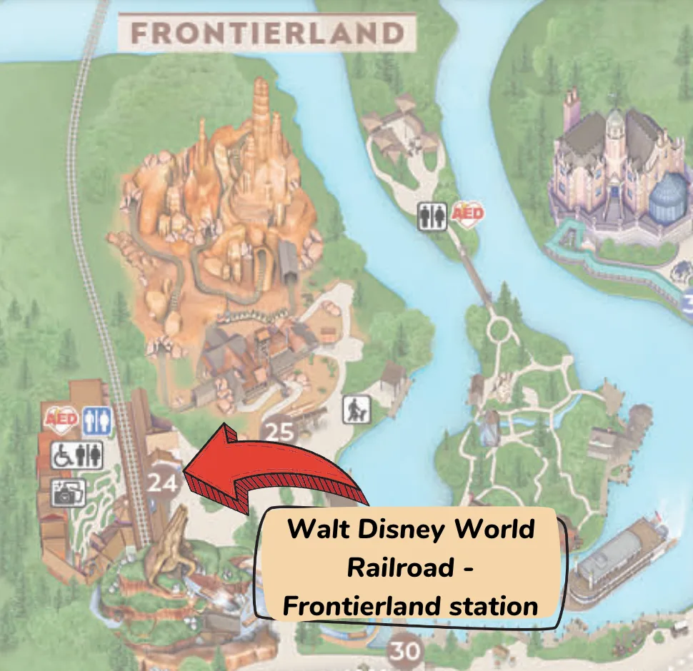 Walt Disney World Railroad - Frontierland