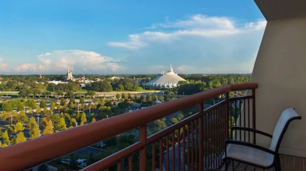 Magic Kingdom view at Disney's Contemporary