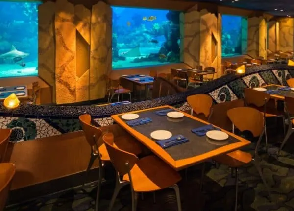 coral reef restaurant at epcot