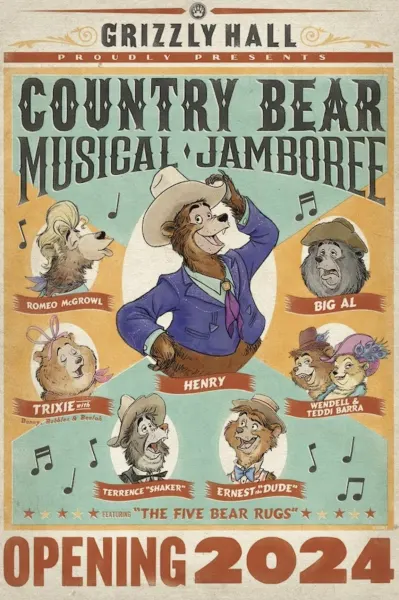 country bear jamboree poster