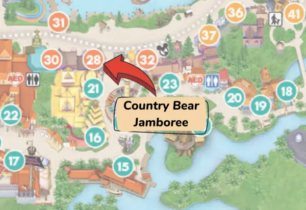 location of country bear jamboree at magic kingdom