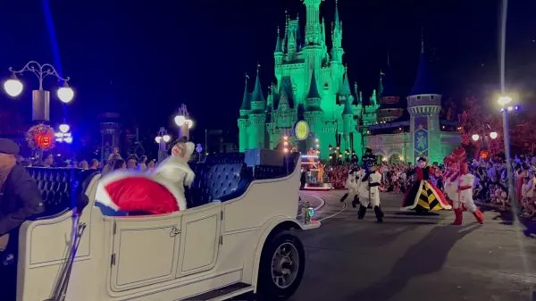 cruella in her car during boo to you parade