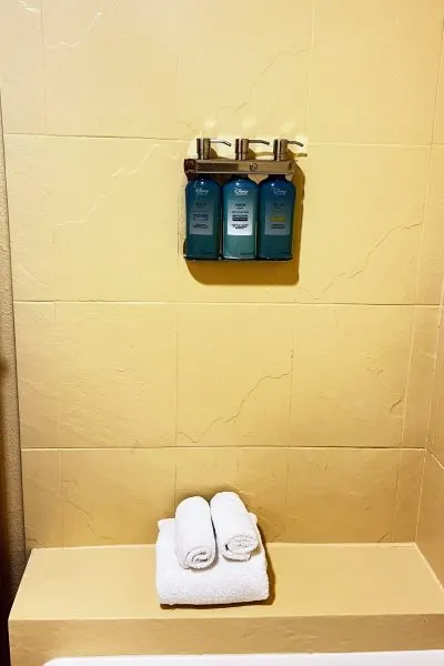 disney's caribbean beach resort bathroom shampoo products