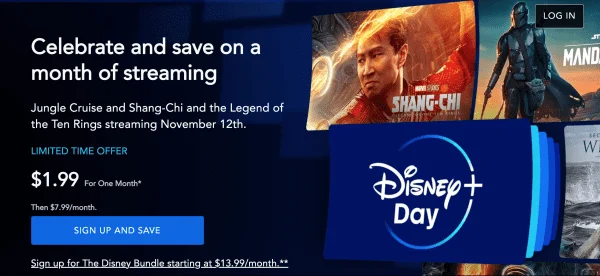 disney plus limited time subscription offer for disney+ day