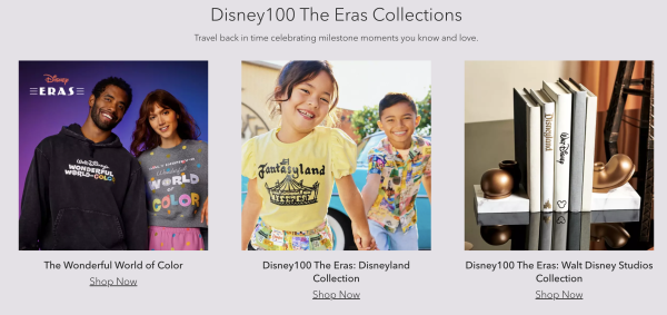 disney eras disney100 collections