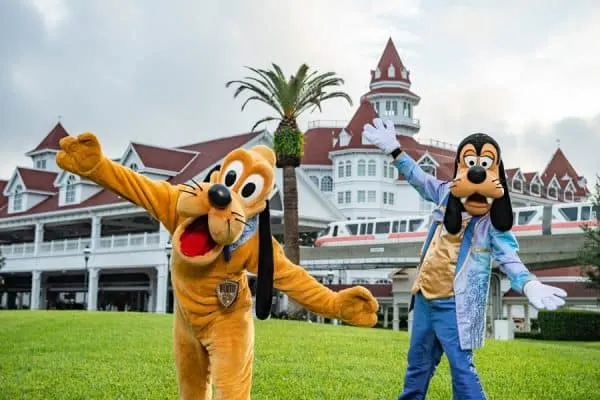 pluto and goofy 50th anniversary costumes