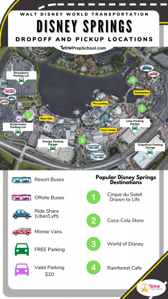 Disney springs transportation map