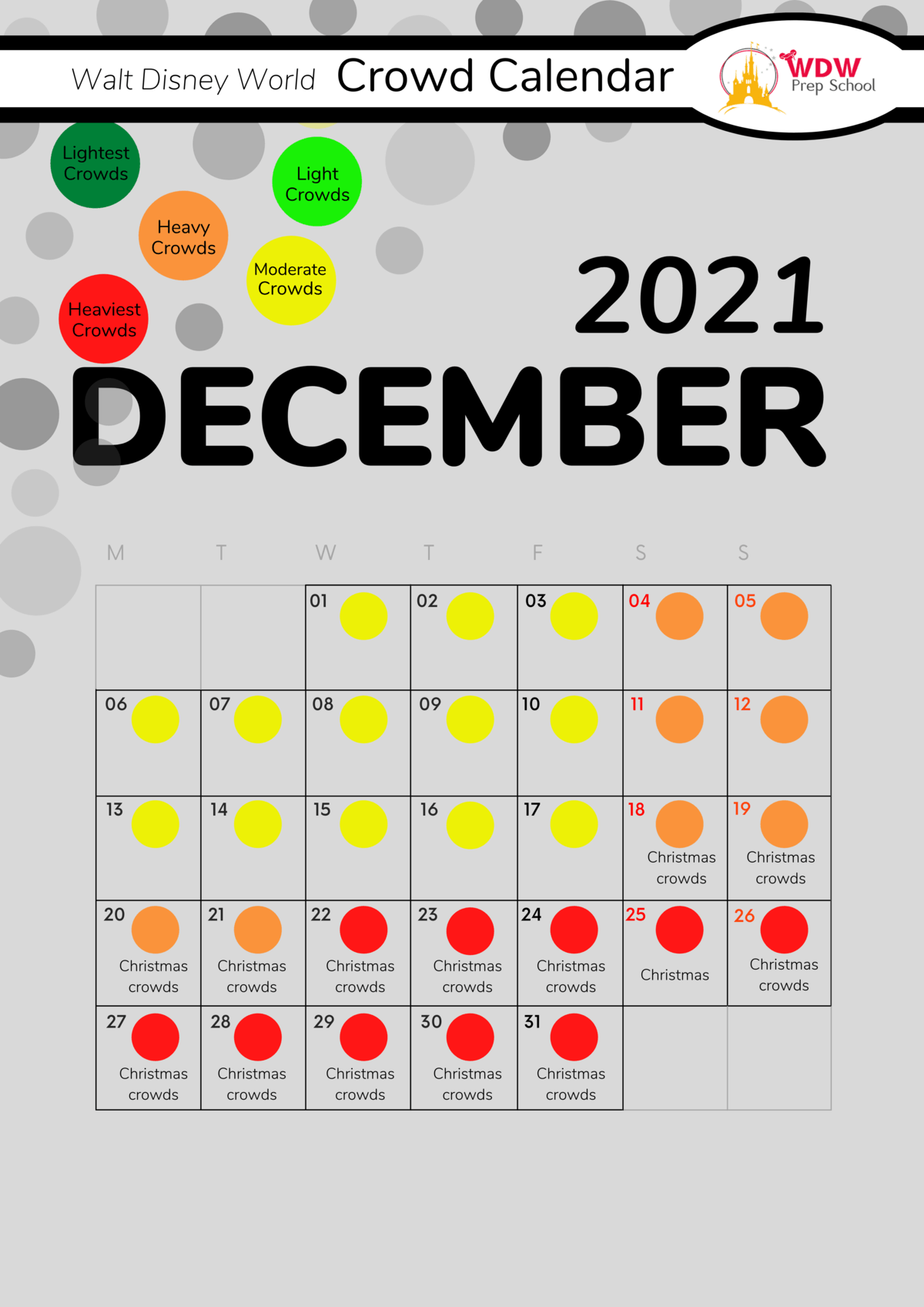 Dads Crowd Calendar 2022 Disney World 2022 Crowd Calendar (Best Times To Go)
