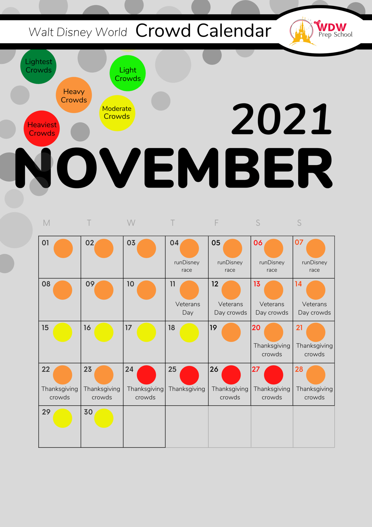 Disney World 2021 2022 Crowd Calendar Best Times To Go