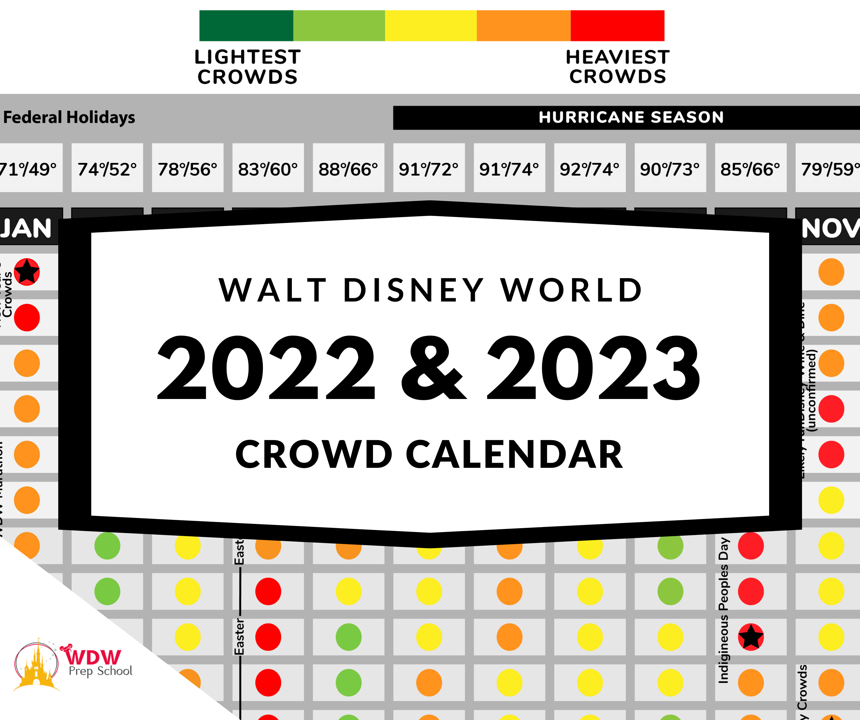 Disney World 2022-2023 Crowd Calendar (best times to go)