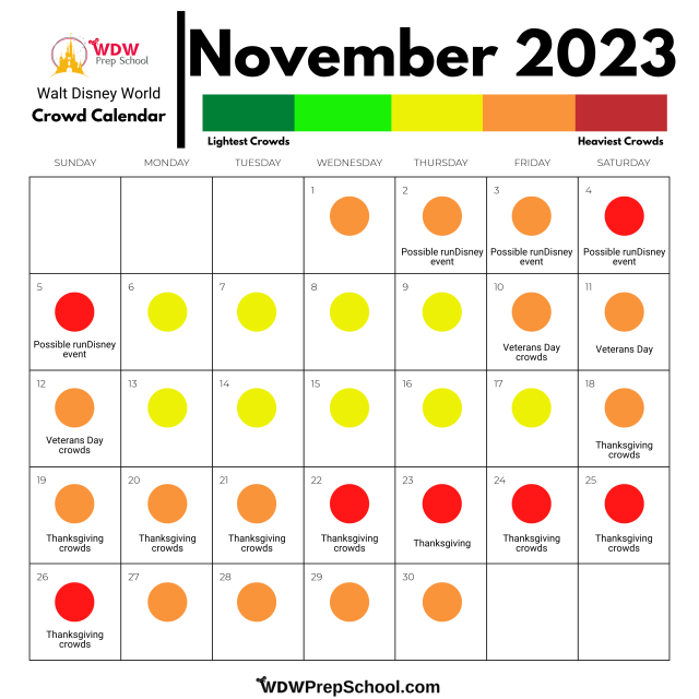 Disney World 2024 Crowd Calendar (best times to go)