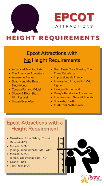 epcot height requirements