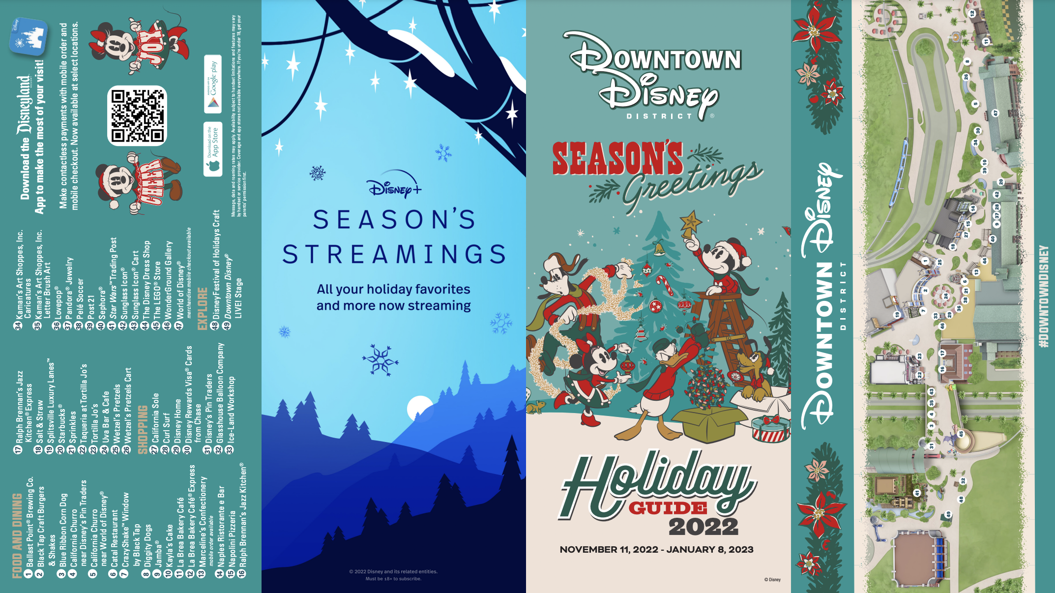 downtown disney 2022 holiday guide