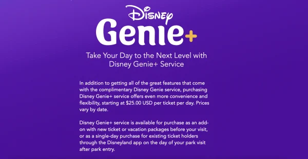 disneyland genie plus price increase $25