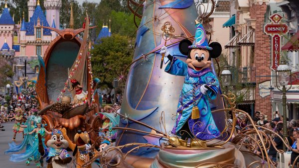 Magic Happens parade at Disneyland
