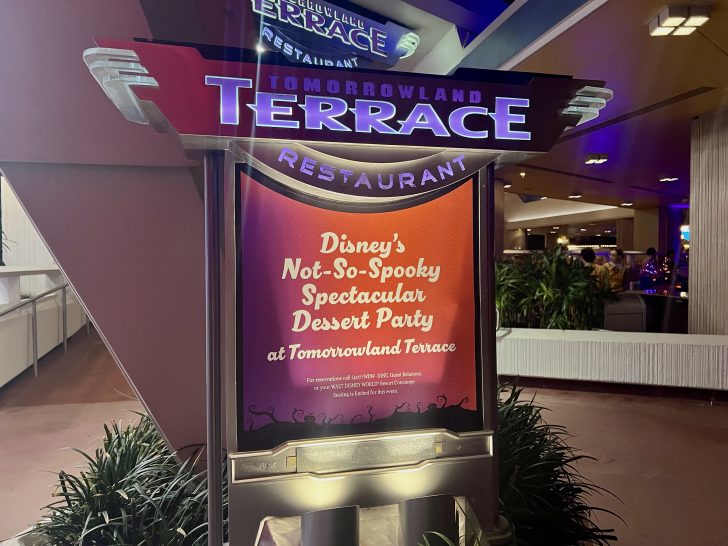 disney's not so spooky spectacular dessert party at tomorrowland terrace